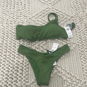 Abercrombie One Shoulder Bikini Top Only NWT